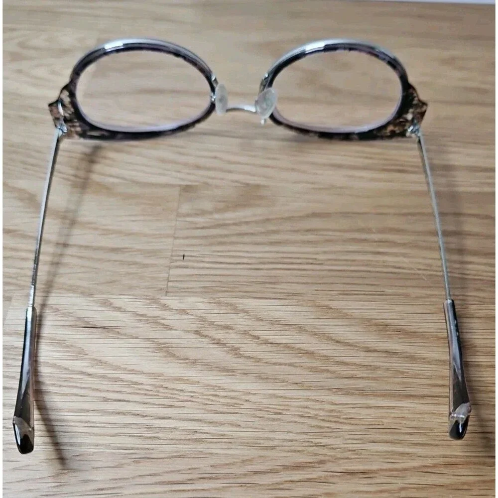ZAC POSEN Truvy Browline Cat Eye Metal And Plastic Full Rim Frames Only